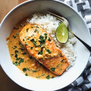 Kokos-Curry-Lachs
