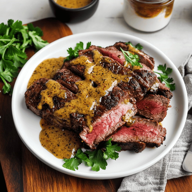 Cajun-Butter-Pfefferkorn-Steak-Soße